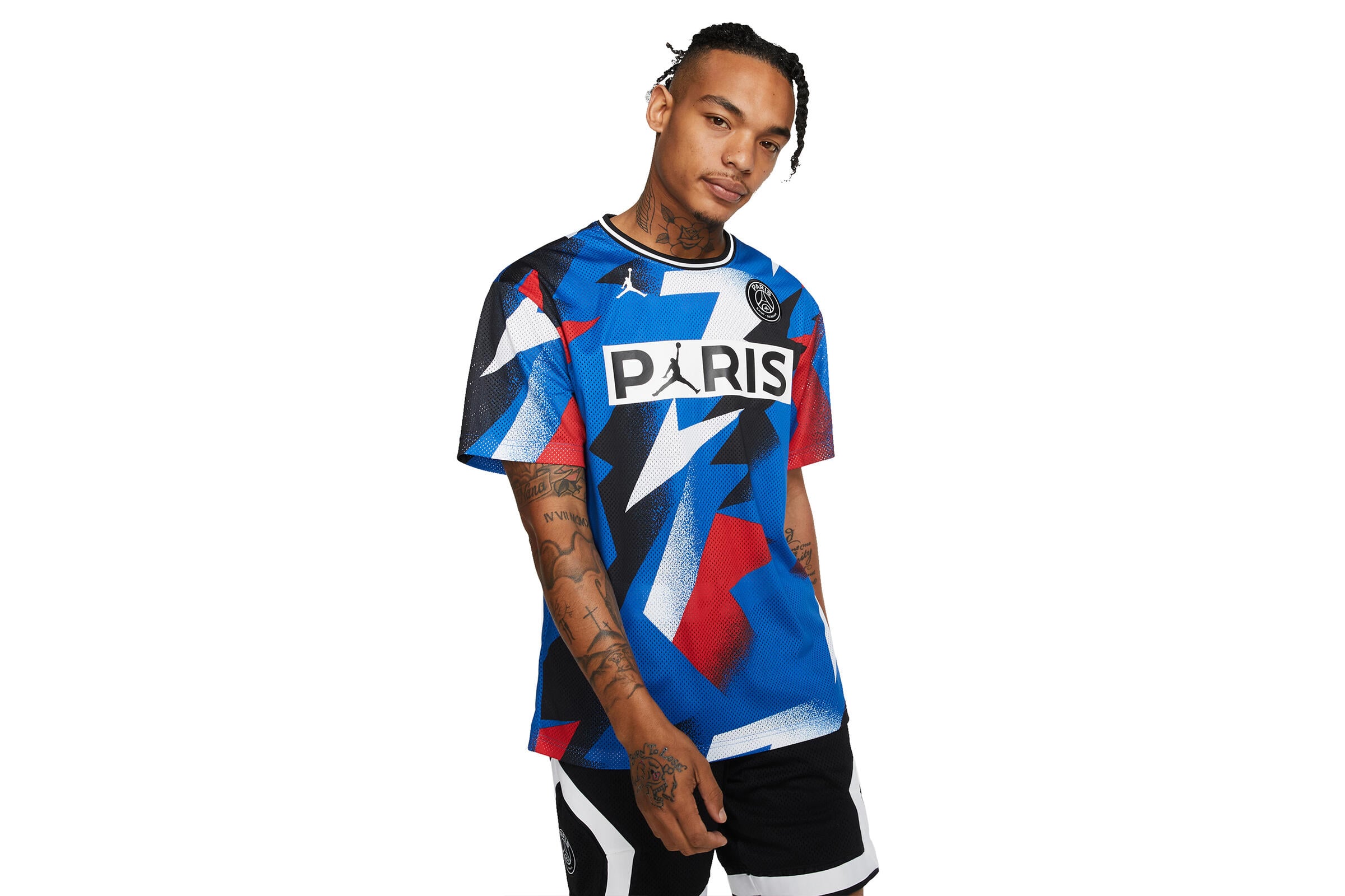 【希少】ジョーダン× PSG コラボ メッシュ ユニフォーム Air Jordan x PSG MESH TOP 